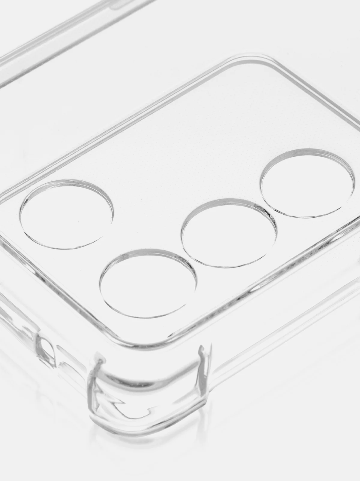 Прозрачный противоударный чехол ROSCO для Vivo V27, силиконовый, с усиленными углами