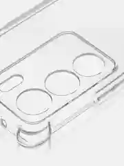 Прозрачный противоударный чехол Vivo V29, силиконовый, ROSCO, с сеткой от прилипания, усиленные углы