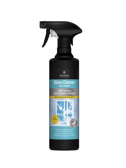 Очиститель для стёкол и зеркал, PRO-BRITE Aqua Protect, 500 мл