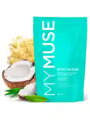 Натуральный антицеллюлитный кокосовый скраб для тела MYMUSE (250 грамм)