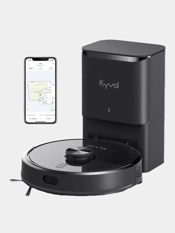 Робот-пылесос Kyvol S32 со станцией автовыгрузки, сухая и влажная уборка
