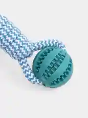 Синий игрушка для собак мелких пород мяч с канатом