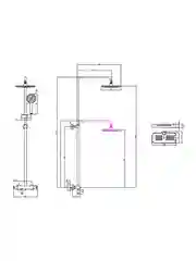 Душевая система Lemark Tropic LM7010C, с термостатом, хром