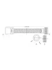 Шланг для душа Lemark LE8045P, ПВХ, 2 м