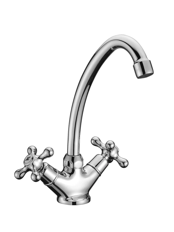 Смеситель для кухни Lemark Standart LM2104C, двухвентильный, хром