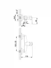 Гигиенический душ Lemark Pramen LM3318C, хром