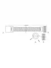 Шланг для душа Lemark LE8044P, ПВХ, 1,5 м