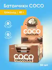 Батончик глазированный SNAQFABRIQ "Шоколад", 40 г, 30 штук
