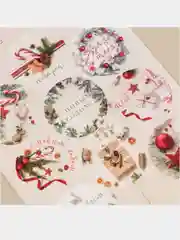 Наклейки новогодние