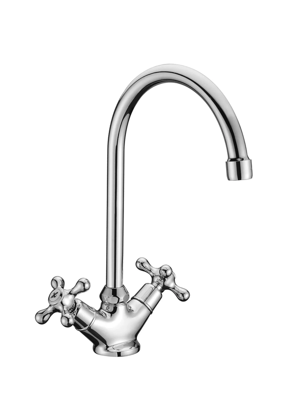 Смеситель для кухни Lemark Standart LM2105C, двухвентильный, хром
