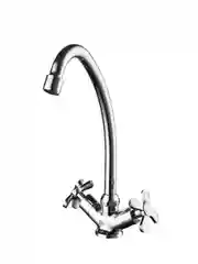 Смеситель для кухни Lemark Partner LM6544C, двухвентильный, хром