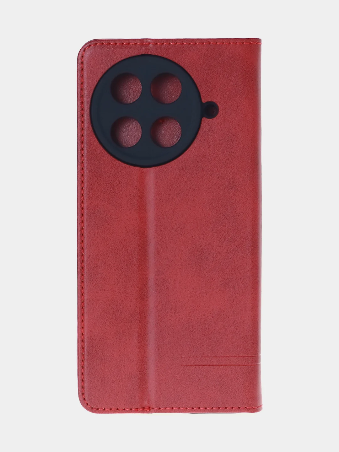 Красный чехол-книжка для Tecno Camon 30S Pro (4G) из высококачественной искусственной кожи