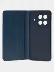 Синий чехол-книжка для Tecno Camon 30S Pro (4G) из высококачественной искусственной кожи