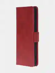 Алый чехол-книжка для Tecno Camon 30S Pro (4G) из высококачественной искусственной кожи