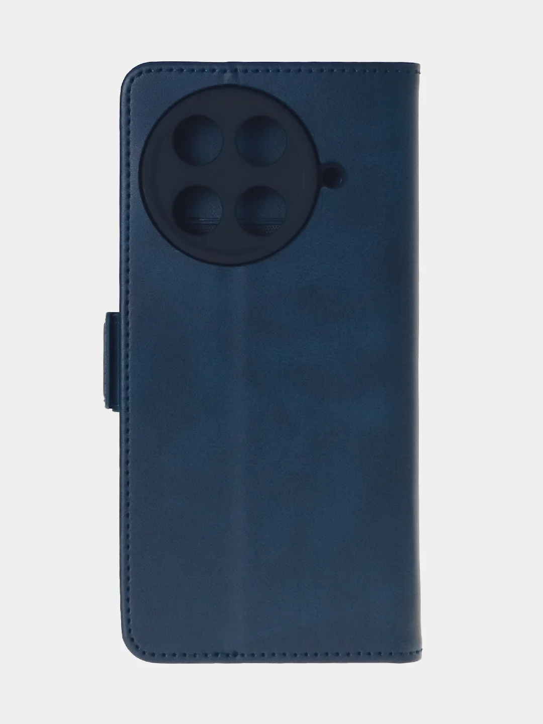Темно-синий чехол-книжка для Tecno Camon 30S Pro (4G) из высококачественной искусственной кожи