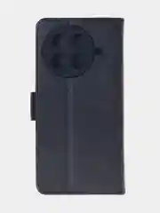Угольный чехол-книжка для Tecno Camon 30S Pro (4G) из высококачественной искусственной кожи