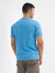 Синий футболка