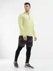 Салатовый лонгслив мужской RUNNING