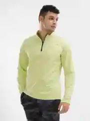 Салатовый лонгслив мужской RUNNING