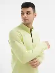 Салатовый лонгслив мужской RUNNING