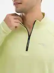 Салатовый лонгслив мужской RUNNING