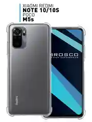 Противоударный чехол для Xiaomi Redmi Note 10, Redmi Note 10S, POCO M5s силиконовый ROSCO