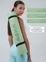 Салатовый коврик для йоги и фитнеса ASKA, нескользящий TPE