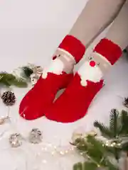 Теплые рождественские носки
