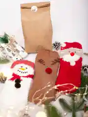 Теплые рождественские носки