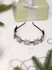 Ободок снежинка
