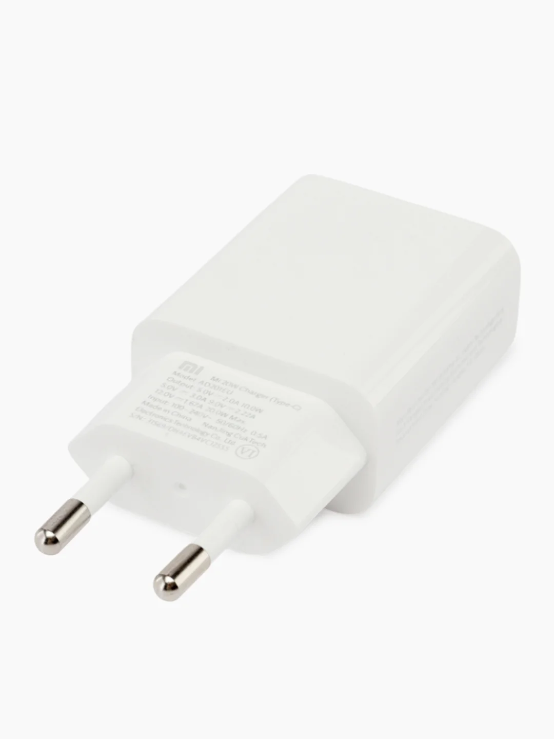 Белый сетевое зарядное устройство Xiaomi Mi 20Вт Charger, Type-C