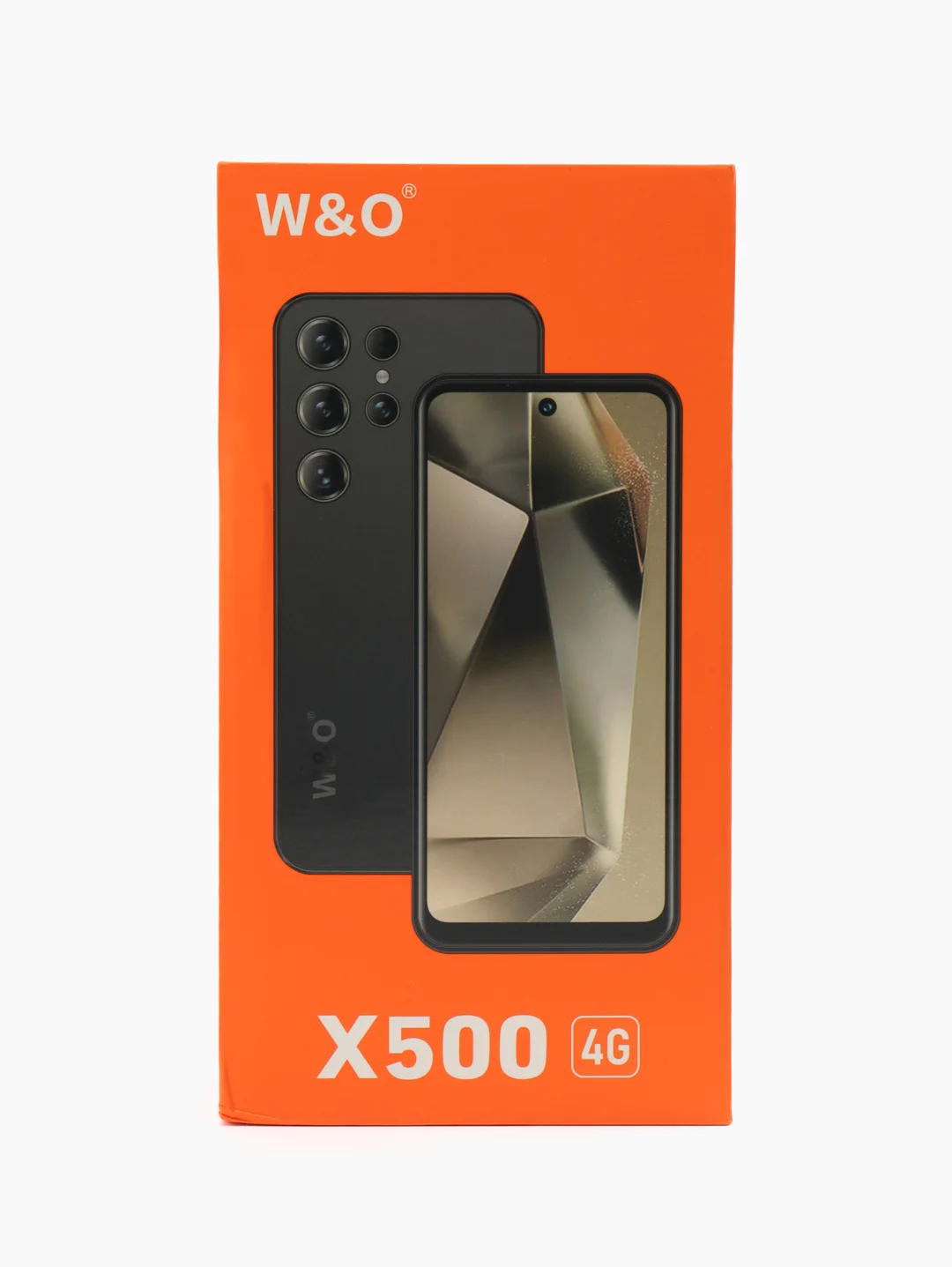 Черный смартфон W&O Х500