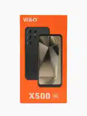 Черный смартфон W&O Х500