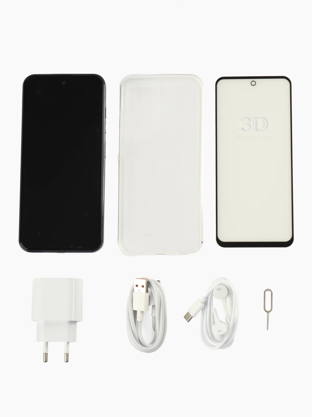 Черный смартфон W&O Х500
