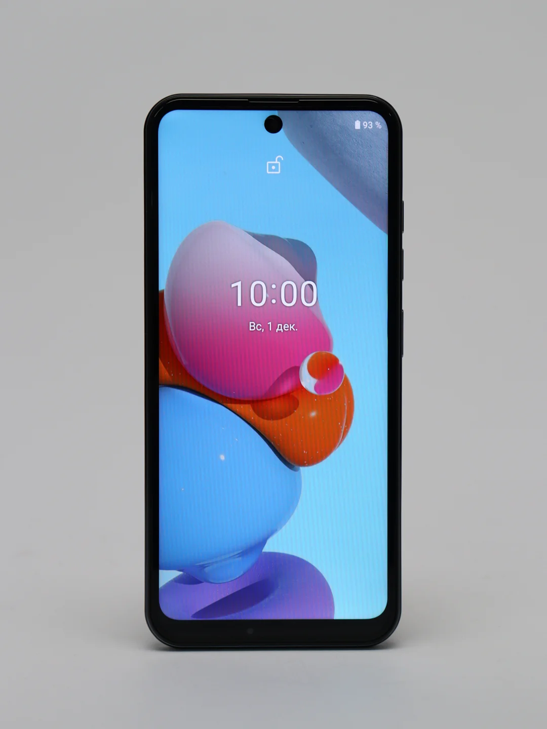 Черный смартфон W&O Х500