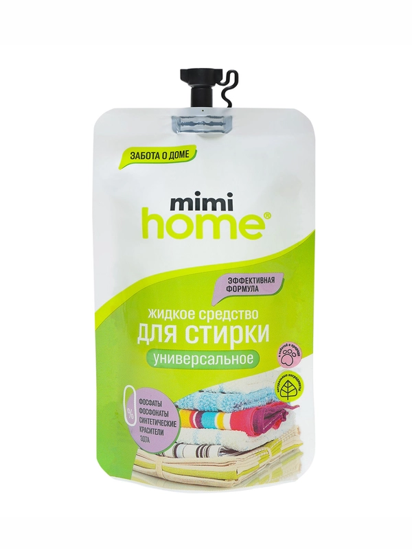 MimiHomeЖидкое средство для стирки Универсальное, 100 мл