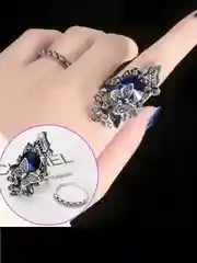 Комплект украшений Бабочка: перстень, кольцо