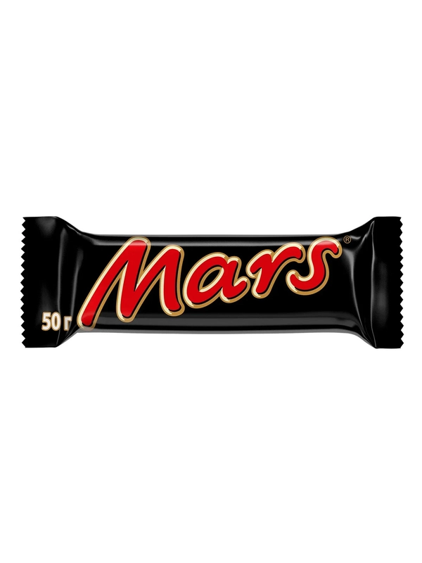 Батончик шоколадный MARS с карамелью и нугой, 50 г