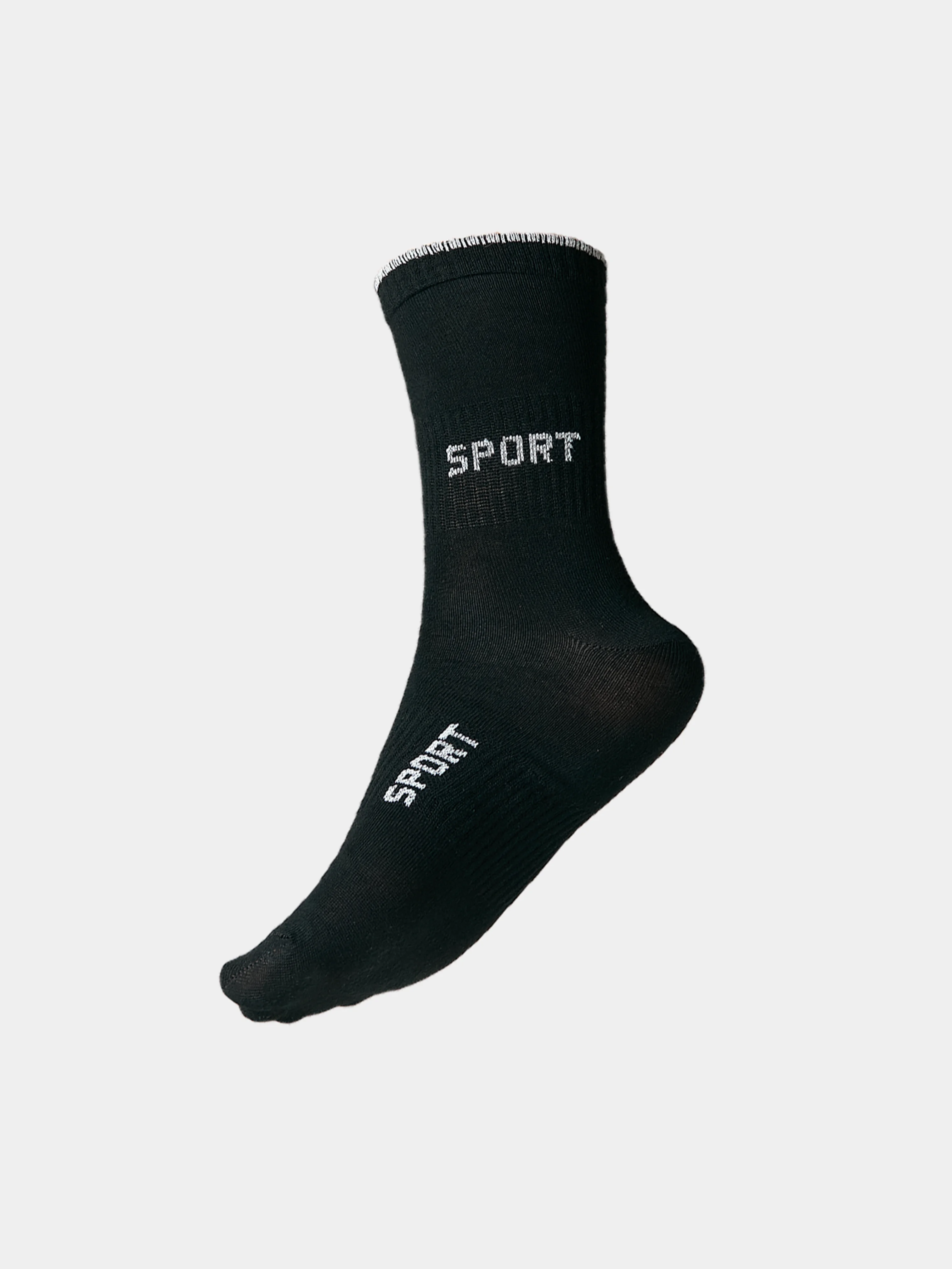 Черный элитные спортивные носки "ProStyle Active", натуральный хлопок, размеры 40-42 и 42-45