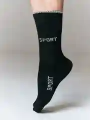 Черный элитные спортивные носки "ProStyle Active", натуральный хлопок, размеры 40-42 и 42-45