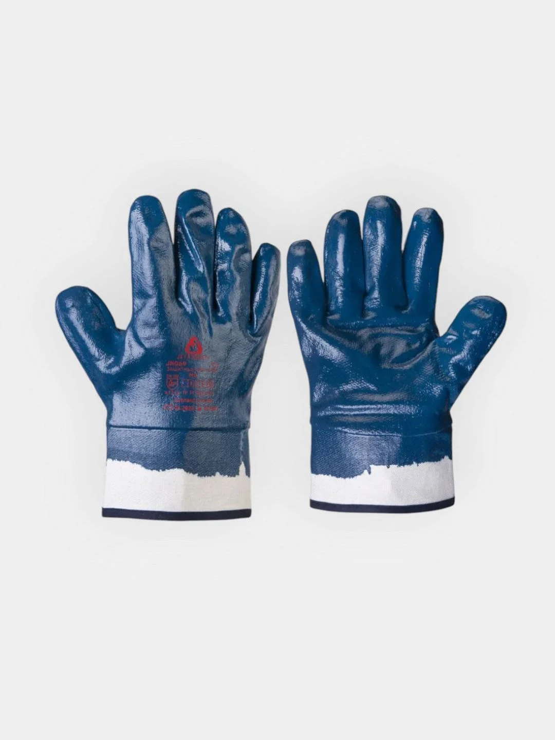 Перчатки крага Jeta Safety JN067, нитриловые, защитные, полный облив