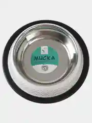 Слоновая кость миска металлическая для кошек и собак на резинке, нескользящая, 235 мл