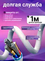 Белый зарядное устройство Kingleen E03, с кабелем, 3 вида