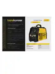 Сварочный аппарат Hanskonner HWM4018 TIG+MMA, 200 A, ПВ 80%, 160-270 В