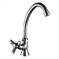 Кран для холодной воды Rossinka Q02-60U, одновентильный, хром