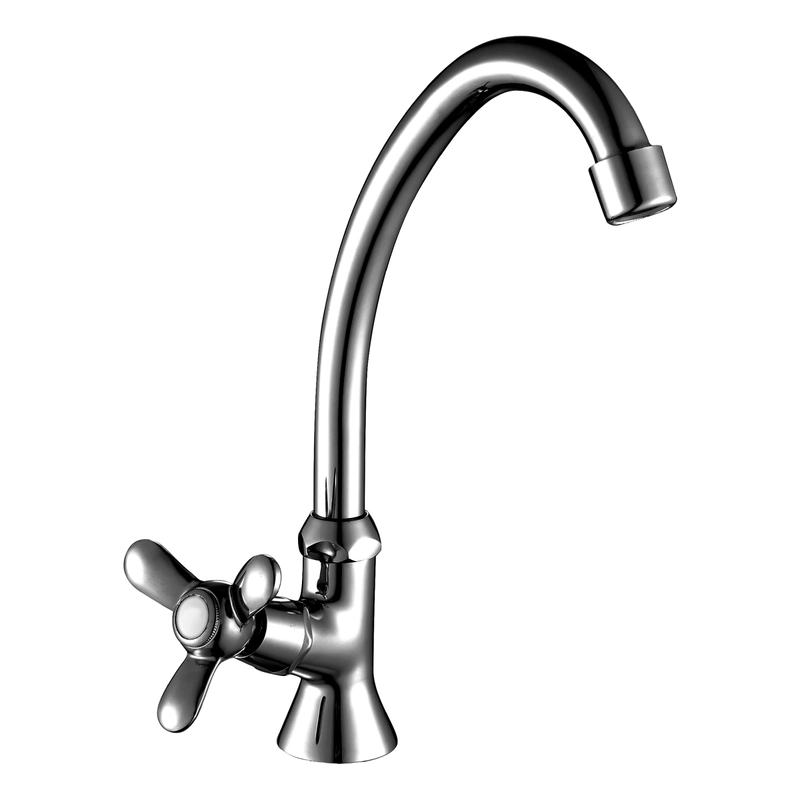 Кран для холодной воды Rossinka Q02-60U, одновентильный, хром