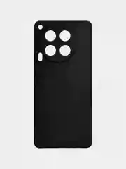 Черный чехол Tecno Camon 30 / Техно Камон 30 черный, силиконовый, матовый