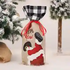 Подарочный мешок для вина/шампанского 35*17см