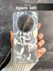 Чехол для Tecno Spark 30C (Техно Спарк 30С), переливающийся, с градиентом