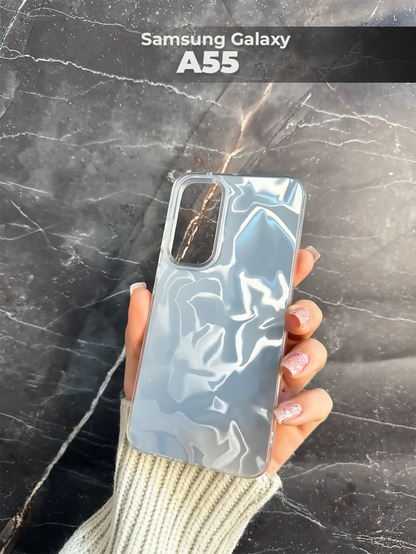 Чехол для Samsung Galaxy A55 5G (Самсунг Галакси А55 5 Джи), переливающийся, с градиентом